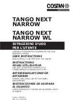 Costan TANGO NEXT COMPACT User Instructions предпросмотр