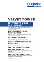 Costan VELVET TOWER User Instructions preview