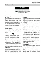 Preview for 3 page of Costar Video Systems CDI2110VIRFH Installation Manual