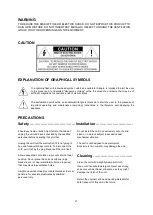 Preview for 2 page of Costar Video Systems CDIH109 Manual