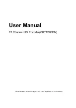 Costar Video Systems CRT1200EN User Manual preview