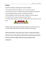 Preview for 2 page of Costar Video Systems CVI2MV2 User Manual