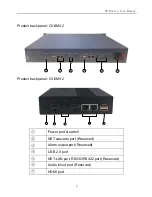 Preview for 8 page of Costar Video Systems CVI2MV2 User Manual