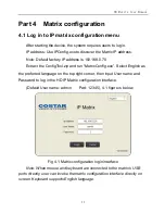 Preview for 17 page of Costar Video Systems CVI2MV2 User Manual