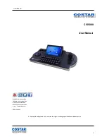 Costar Video Systems CVI5000 User Manual preview