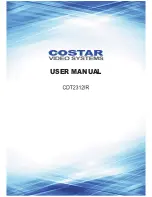 Costar CDT2312IR User Manual preview