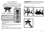 Preview for 1 page of Costco 1031519 Assembly / Care & Use Instructions