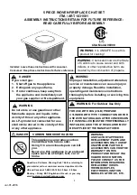 Costco 1031581 Assembly Instructions Manual предпросмотр