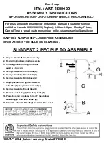 Costco 1288435 Assembly Instructions Manual предпросмотр