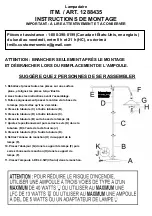 Preview for 3 page of Costco 1288435 Assembly Instructions Manual