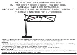 Preview for 1 page of Costco 1396167 Assembly / Care & Use Instructions