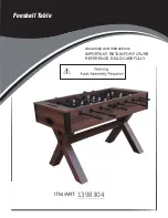 Предварительный просмотр 1 страницы Costco 1398304 Assembly And Instructions