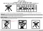 Preview for 1 page of Costco 1500183 Assembly / Care & Use Instructions