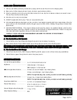 Preview for 9 page of Costco 1600215 Instructions Manual