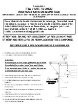 Предварительный просмотр 3 страницы Costco 1900120 Assembly Instructions Manual