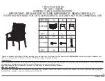 Costco 1902258 Assembly / Care & Use Instructions preview