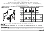 Предварительный просмотр 8 страницы Costco 1902344 Assembly / Care & Use Instructions