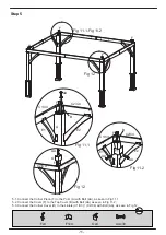 Предварительный просмотр 11 страницы Costco 1902478 Assembly Manual