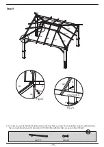 Предварительный просмотр 15 страницы Costco 1902478 Assembly Manual