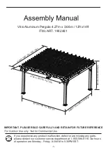 Предварительный просмотр 1 страницы Costco 1902481 Assembly Manual