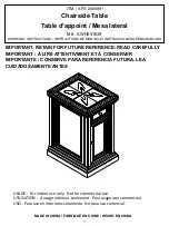 Preview for 1 page of Costco 2000881 Assembly Instructions Manual