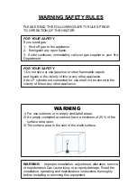 Preview for 2 page of Costco 276316 Instruction Manual