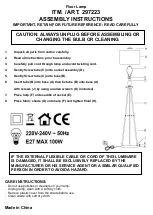 Costco 297223 Assembly Instructions предпросмотр