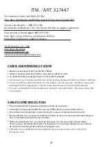 Preview for 8 page of Costco 327447 Original Instructions Manual