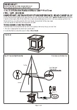 Costco Andes Radiant Micro LED Pot Tree Manual предпросмотр