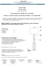 Preview for 2 page of Costco GLOBAL DIRECT COS26312-2-CD Assembly And Care Instructions