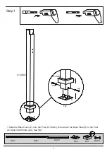 Предварительный просмотр 8 страницы Costco Iris 2127023 Assembly Manual