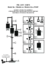 Costco JF5687 Assembly Instructions Manual предпросмотр