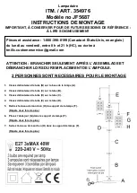 Preview for 4 page of Costco JF5687 Assembly Instructions Manual