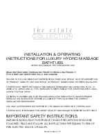 Costco the estate 507187 Installation Instructions Manual preview