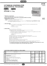 Coster COSDTE602 Manual preview