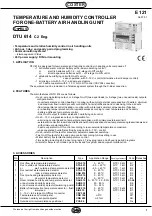 Preview for 1 page of Coster DTU 614 C2 Eng. Manual