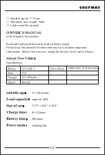 Preview for 3 page of Costway 01472896 User Manual