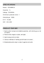 Preview for 5 page of Costway 12705698 User Manual