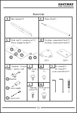 Preview for 4 page of Costway 21458036 User Manual