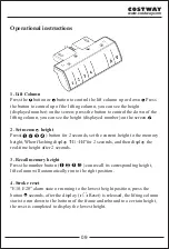 Preview for 9 page of Costway 21458036 User Manual