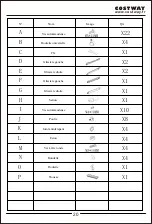 Preview for 20 page of Costway 21685037 User Manual