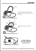 Предварительный просмотр 4 страницы Costway 40381572 User Manual