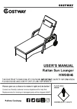 Costway 56184703 User Manual предпросмотр