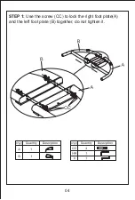 Preview for 4 page of Costway 74096185 User Manual