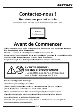 Preview for 6 page of Costway 81926705 User Manual