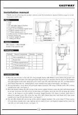 Preview for 3 page of Costway BA7097 User Manual