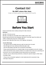 Preview for 2 page of Costway BOUNTECH OP70410 User Manual