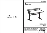 Costway Crank Adjustable Standing Desk HW65656 User Manual preview