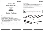 Preview for 2 page of Costway Crank Adjustable Standing Desk HW65656 User Manual