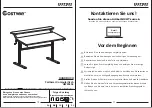 Preview for 6 page of Costway Crank Adjustable Standing Desk HW65656 User Manual